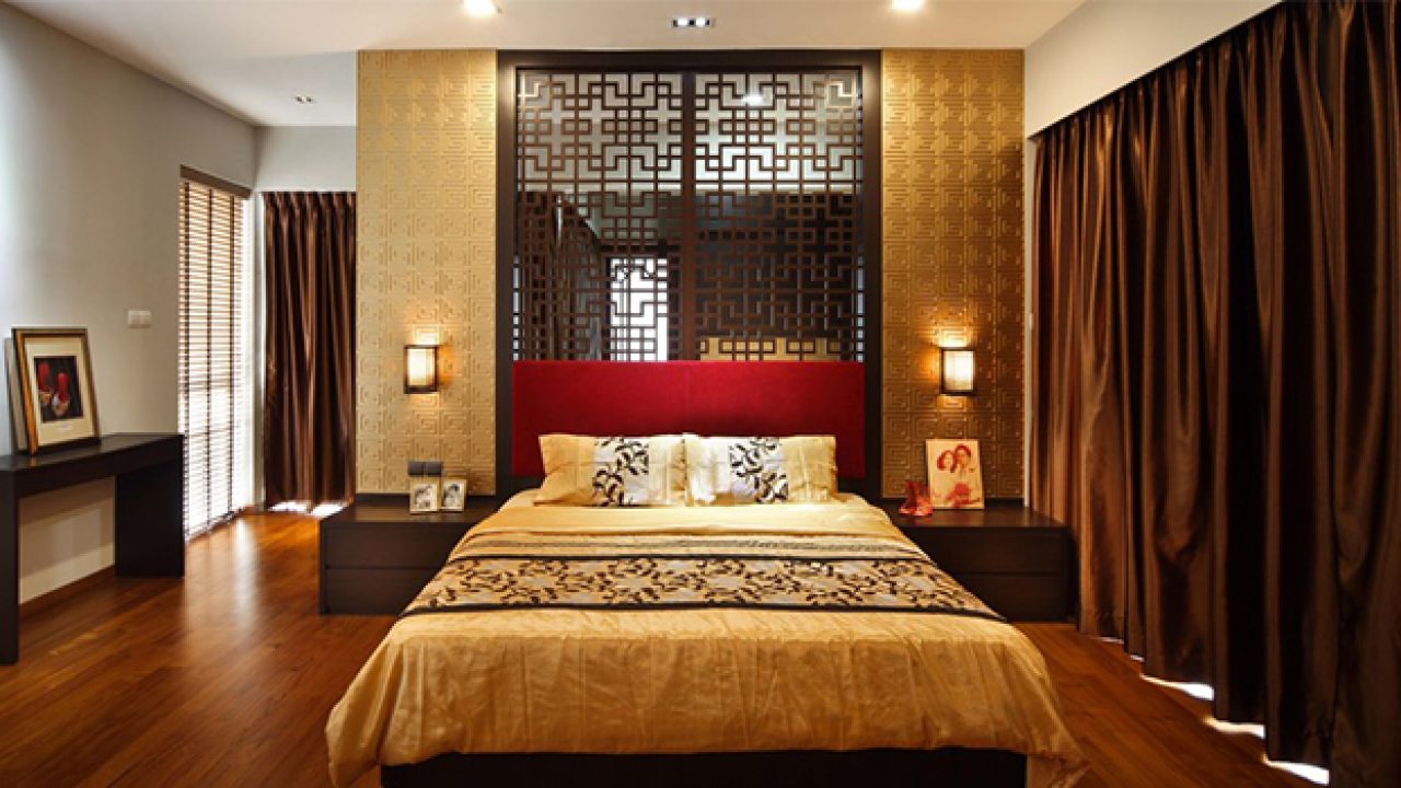 Asian Trend Bedroom Decorating