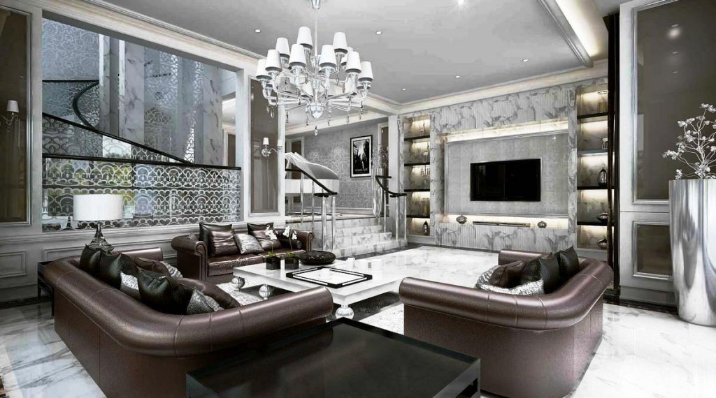luxury living room walkthrough