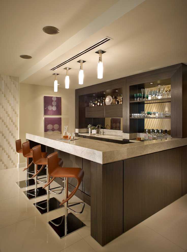 15 Majestic Contemporary Home Bar Designs For Inspiration 4 