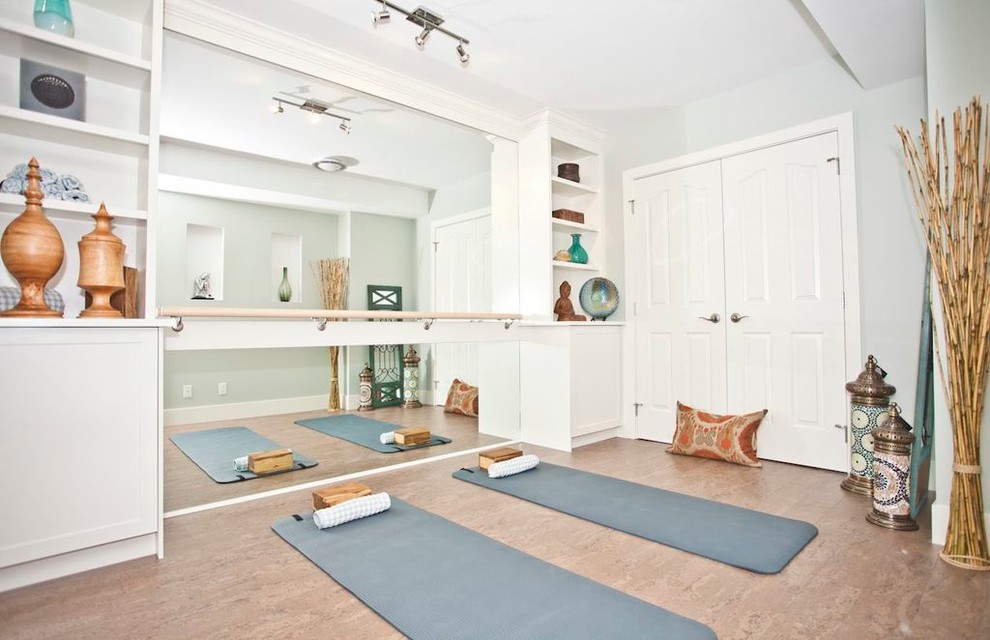 living room fitness yoga