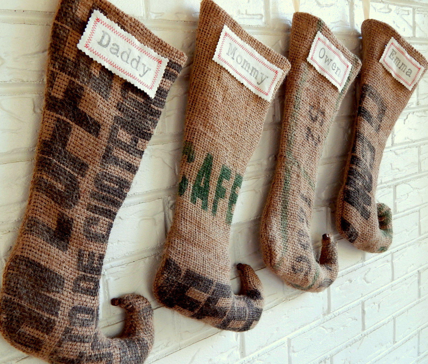 16 Whimsical Handmade Christmas Stockings To Decorate Your Home With