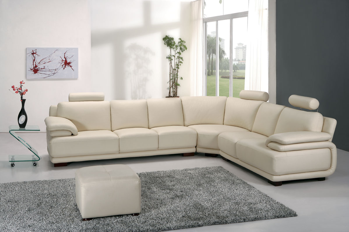 leather modern corner sofa