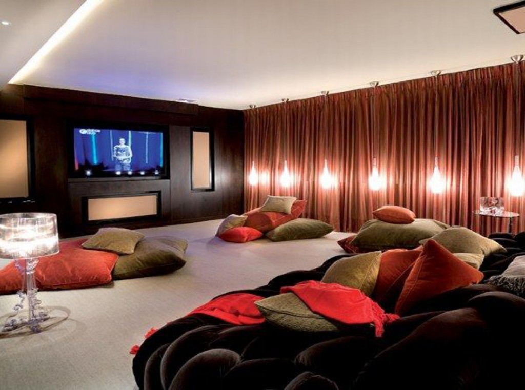 living room theater party