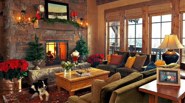 cozy winter living room