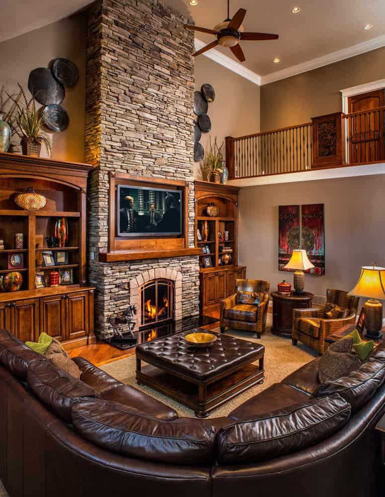 15 Warm Cozy Rustic Living Room Designs For A Cozy Winter