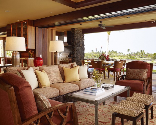 15 Exotic Tropical Living Room Designs To Make You Enjoy The View Even More 7 630x504 