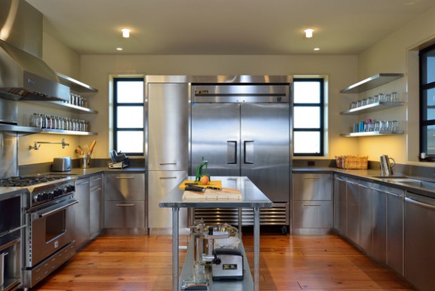 pictures of kitchens with stainless steel appliances
