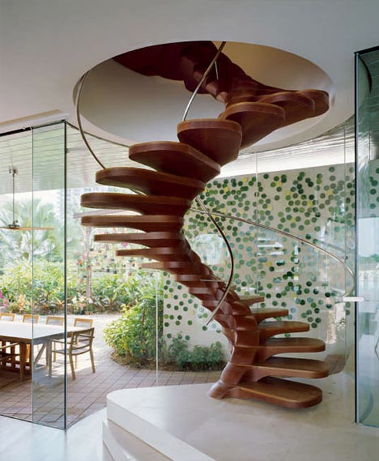 16 Elegant Modern Spiral Stairs Design Ideas That Will Fit Every Home Decor