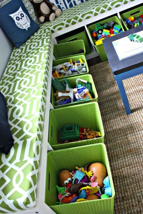 diy storage ideas for children's bedrooms