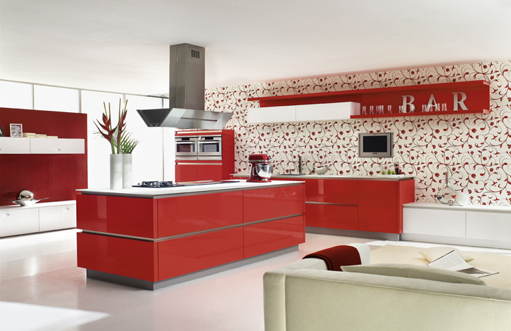 10 Dramatic Colorful Kitchen Design Ideas