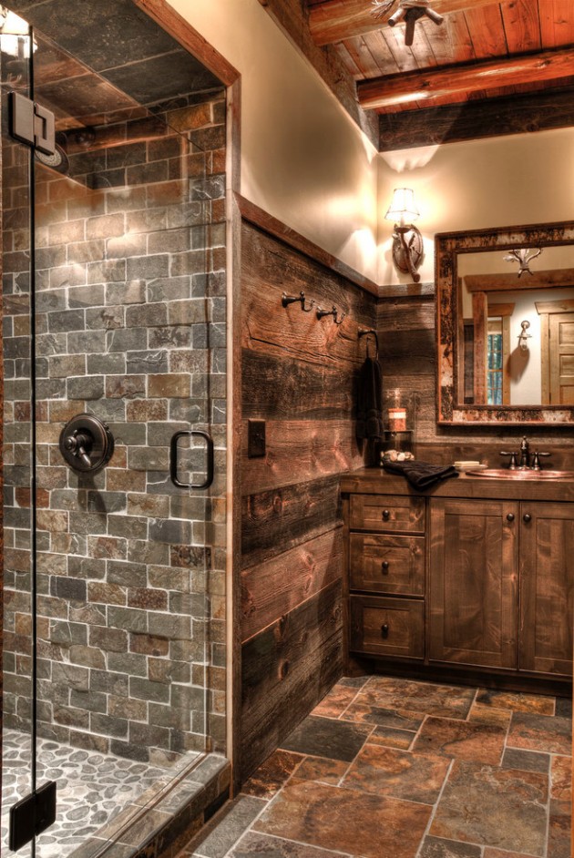 15 Refined Rustic Bathroom Designs For Your Rustic Home