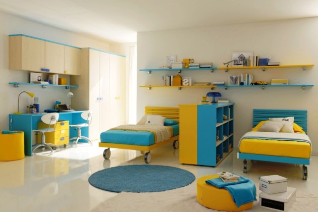 children's room two beds