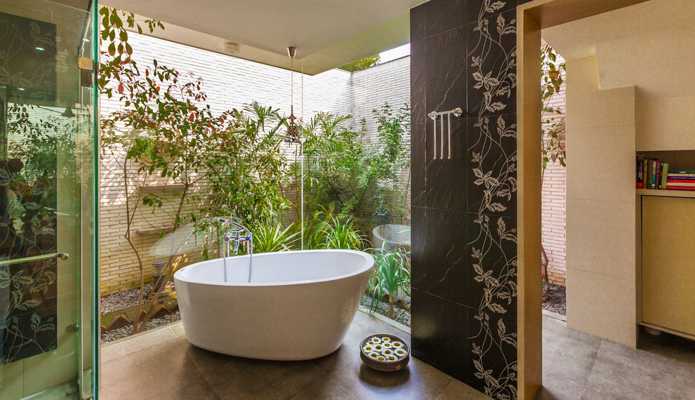 20 Relaxing Tropical Bathroom Designs To Make You Feel Like Being In