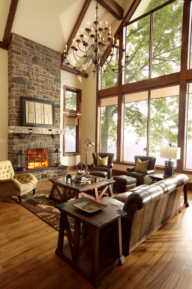15 Heavenly Rustic Family Room Designs You Can't Not Enjoy