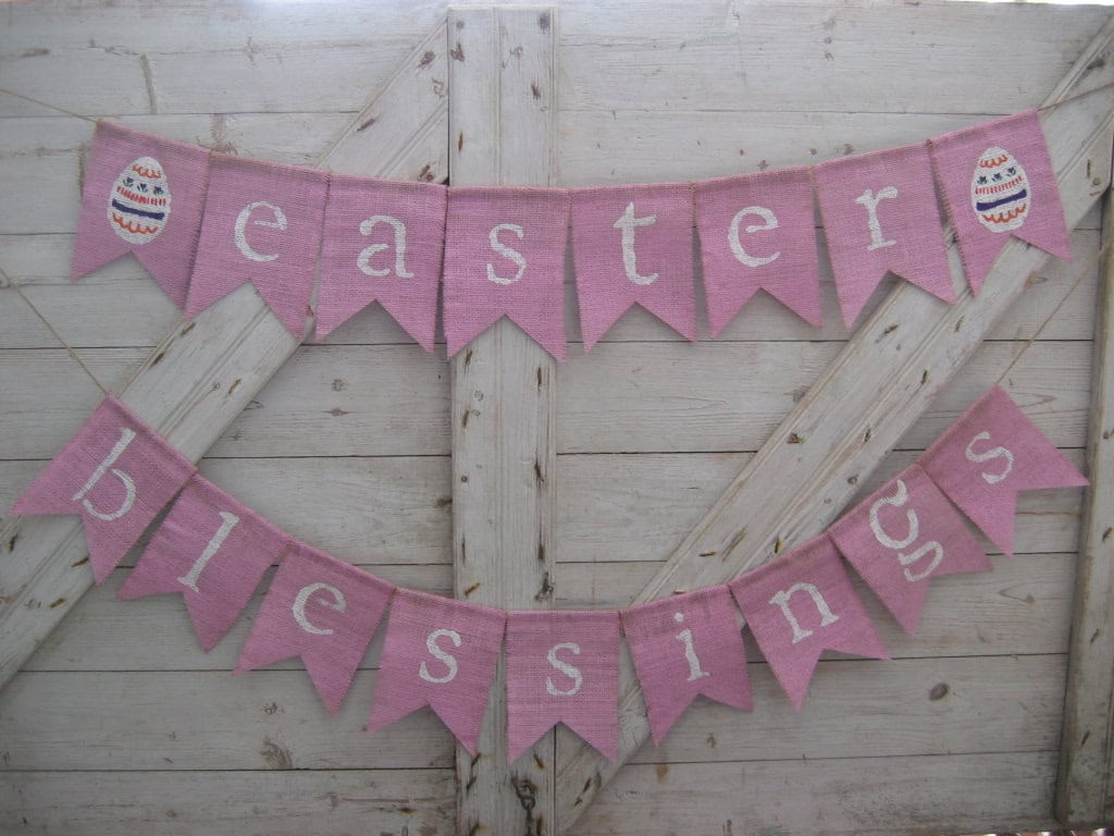 16 Cute Handmade Easter Garland Ideas You Can Craft Before Easter