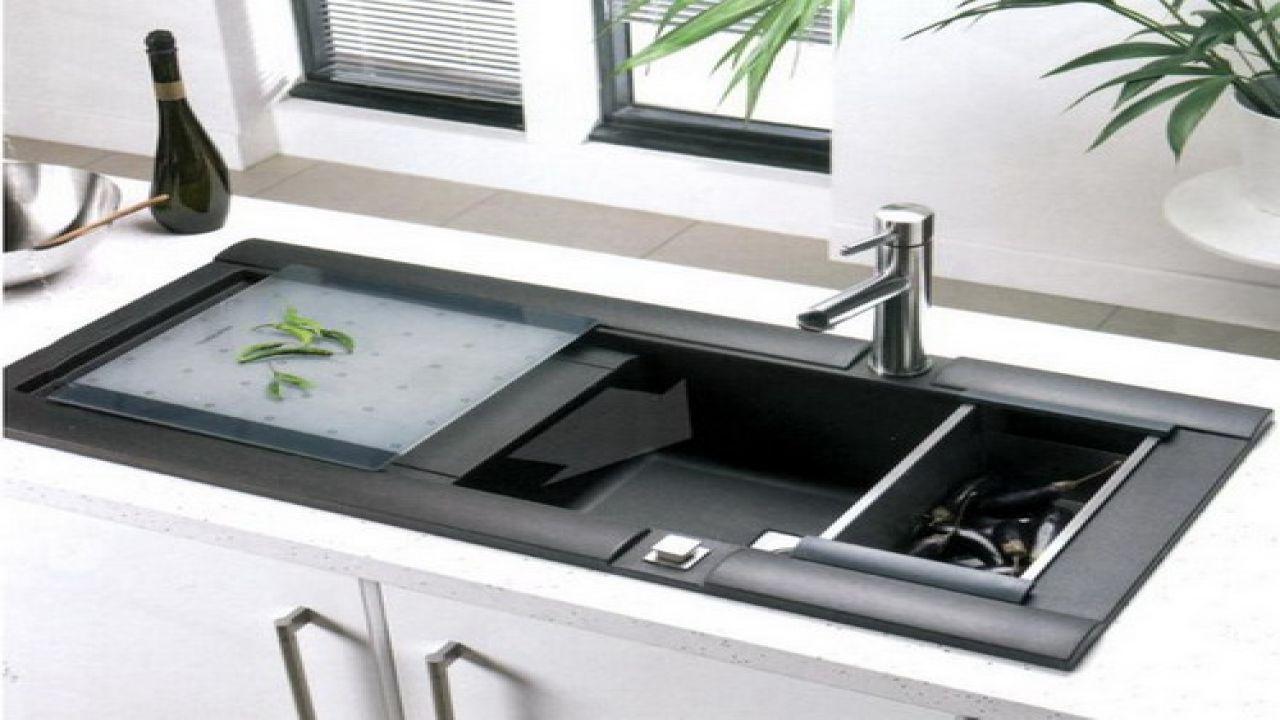 hidden kitchen sink idea