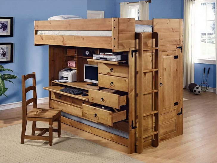 18 Super Smart Ideas of Bunk Beds With Desk