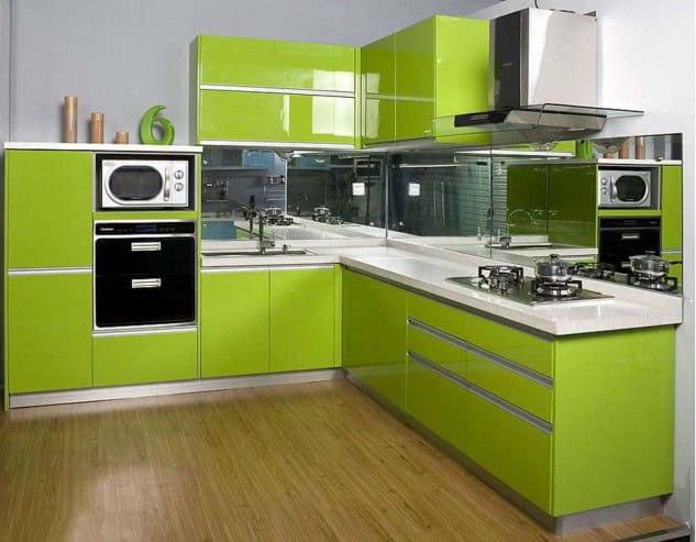 16 Lively Green Kitchen Design Ideas