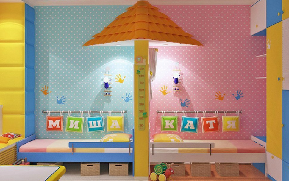 14 Functionally Decorated Shared Rooms For Boy Girl
