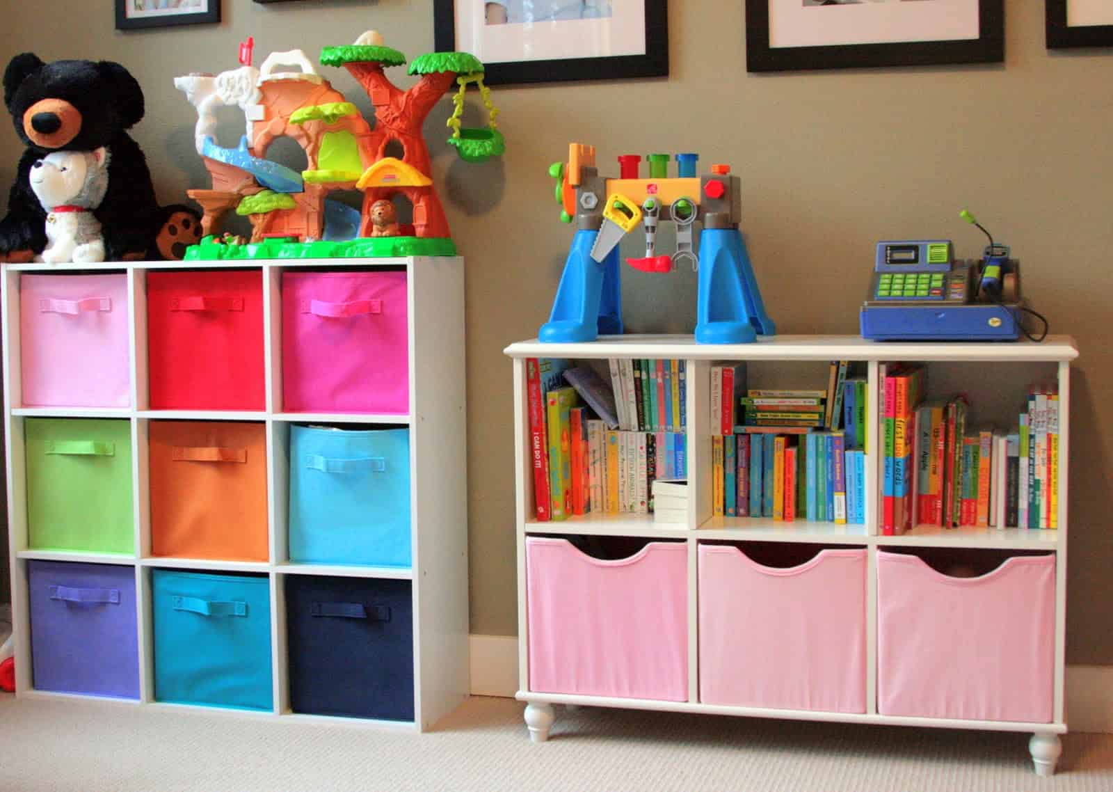 21 Functional Ideas For Child's Room Storage