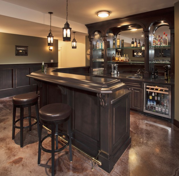 15 Astonishing Traditional Home Bars For Your Daily Inspiration