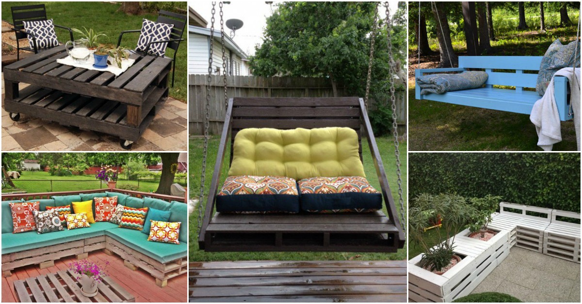 23 Super Smart Ideas To Transform Old Pallets Into Functional Outdoor ...