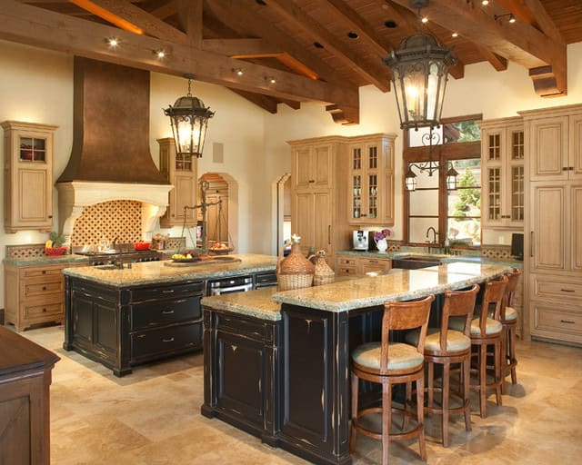 18 Stunning Kitchen Designs With Double Kitchen Island