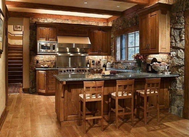 19 Impressive Stone Kitchen Designs For Rustic Charm In The Home