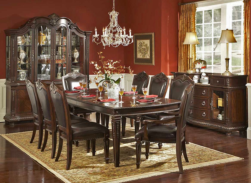 decorating formal dining room table