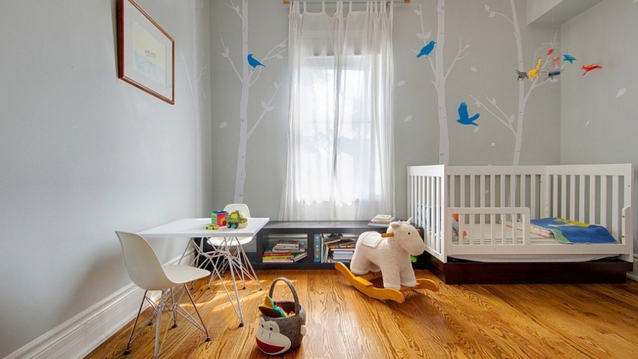 minimalist baby nursery