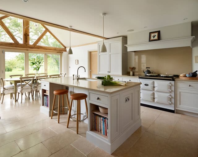 18 Practical Kitchen Island Designs With Open Shelving