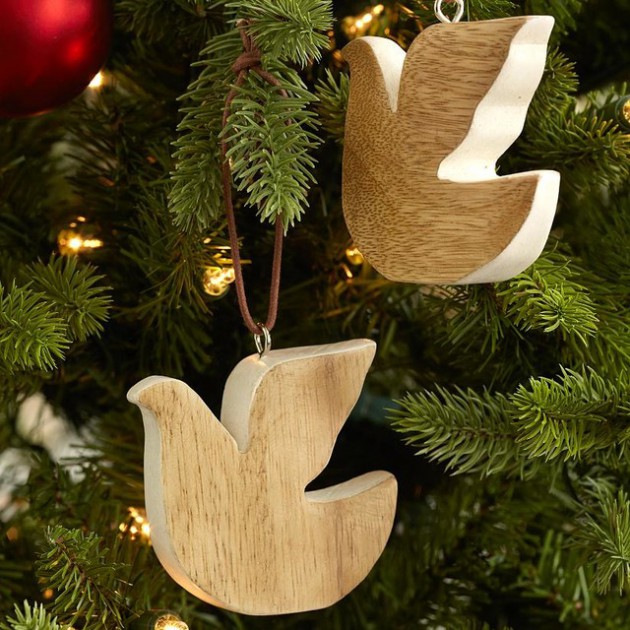 wood decorations diy simple ornaments wooden homemade holiday hand source adorable