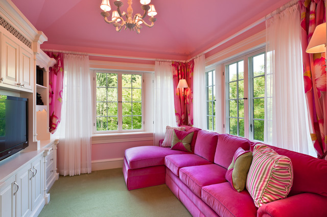 17 Pink Living Room Designs For Cheerful Atmosphere