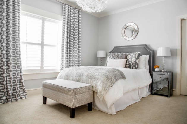Decorating Master Bedroom With Repose Gray Color Walls