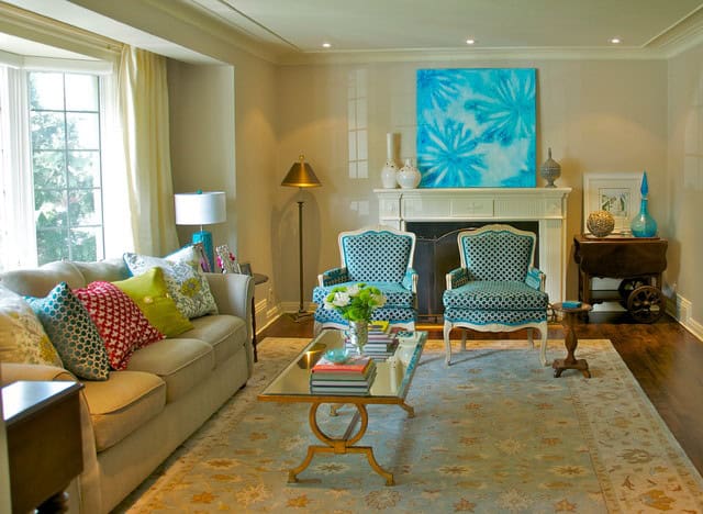 17 Brilliant Colorful Living Rooms To Break The Monotony In The Home