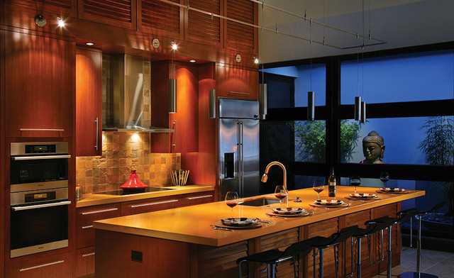 Asian-Inspired Kitchen Design by Charmean Neithart - Native Trails