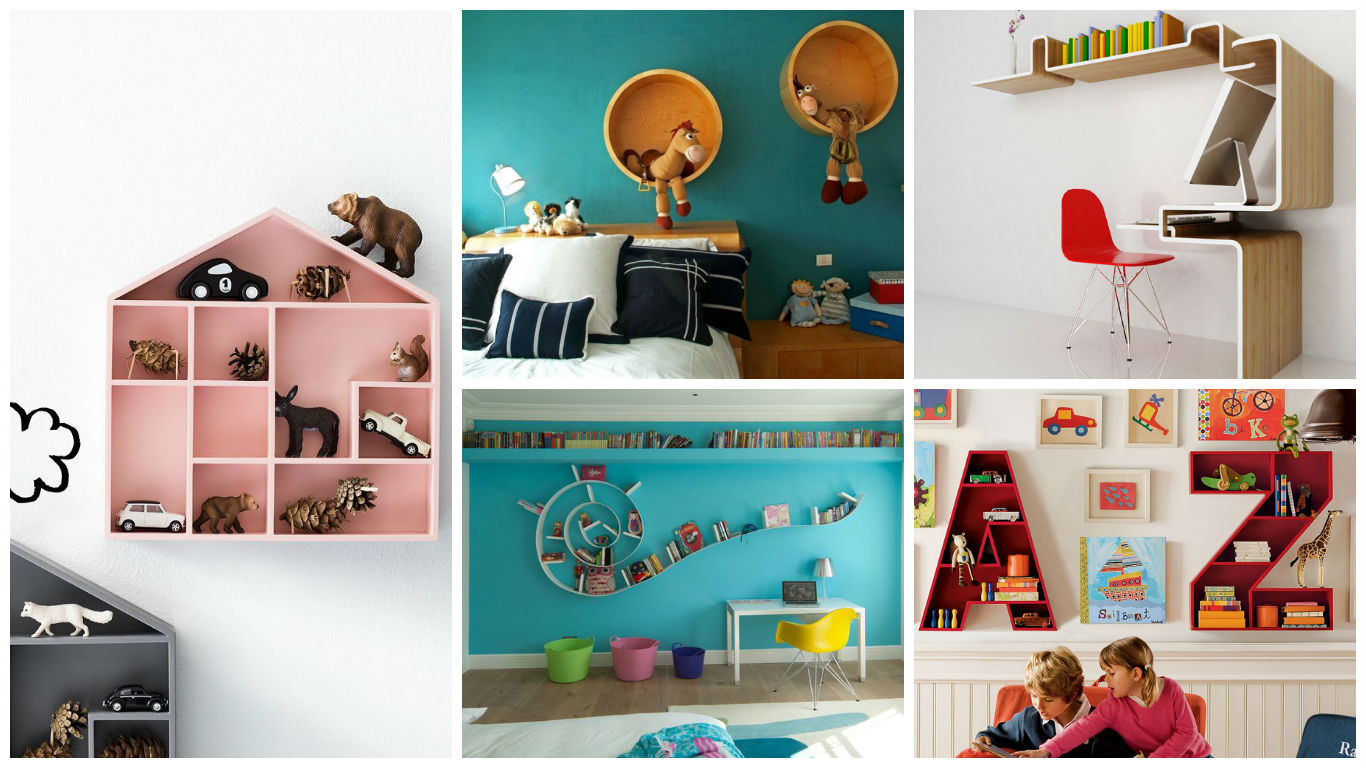 Top 18 The Most Coolest Shelves Designs For The Child S Room   FotorCreated 4 