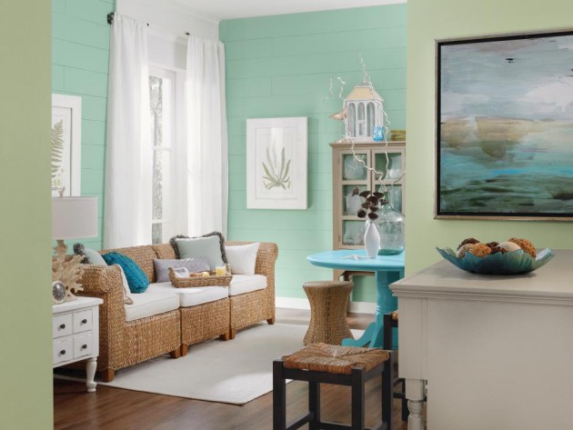 ocean inspired living room