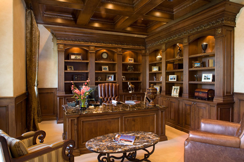 21 Really Impressive Home Office Designs In Traditional Style That Wows