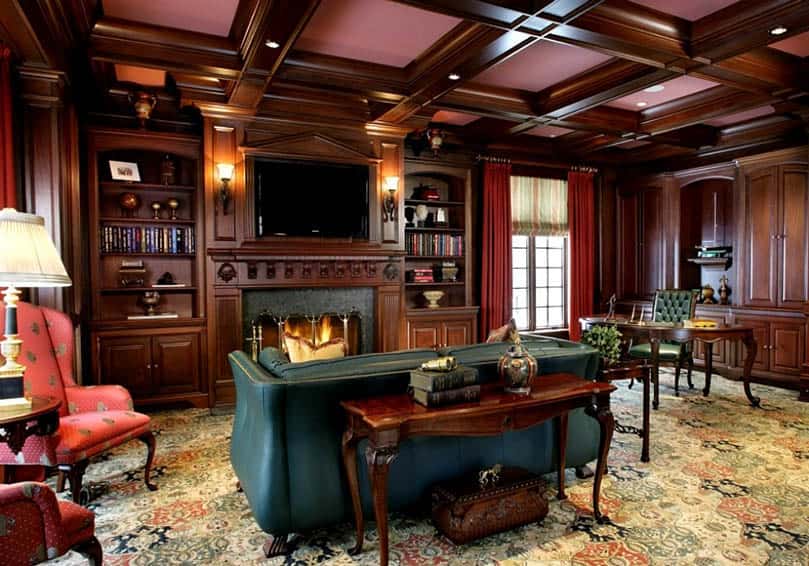 21 Really Impressive Home Office Designs In Traditional Style That Wows