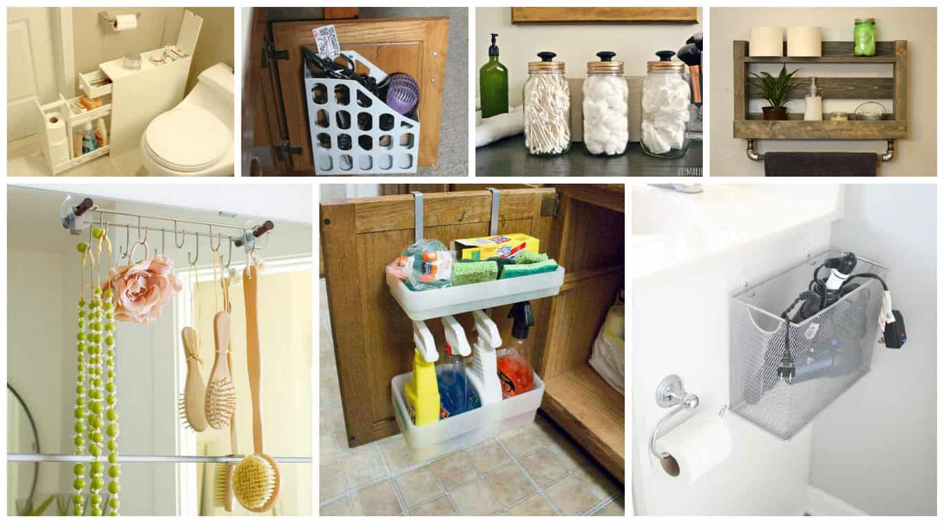 24 The Most Easiest DIY Storage Ideas To Improve Your Small Bathroom