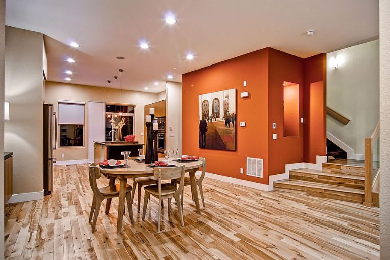 Orange Color In Your Dining Room- Why Not?