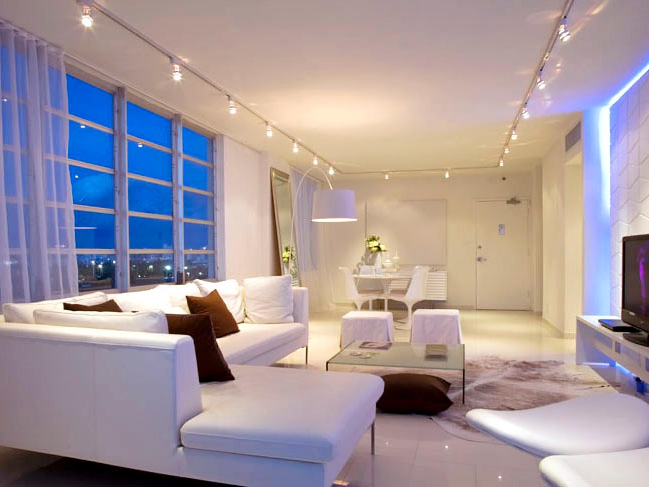 lighting up a rental living room