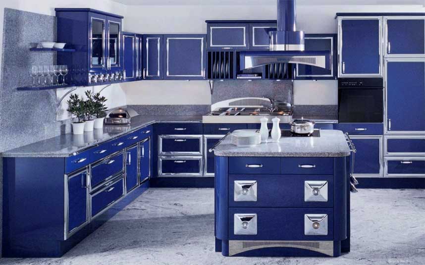 17 Appealing Blue Kitchen Designs That Everyone Should See   4 52 