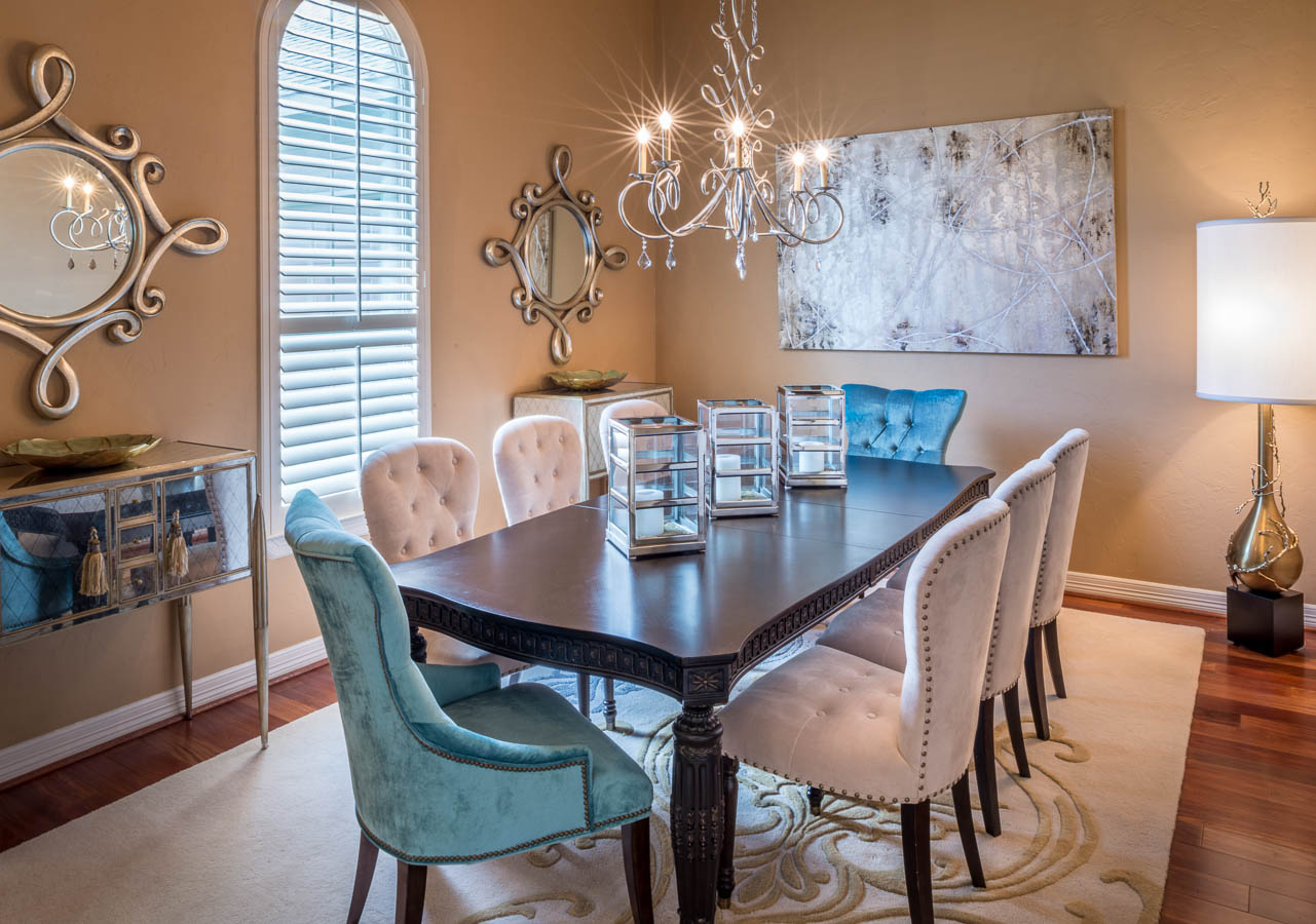 dining room decorating ideas turquoise