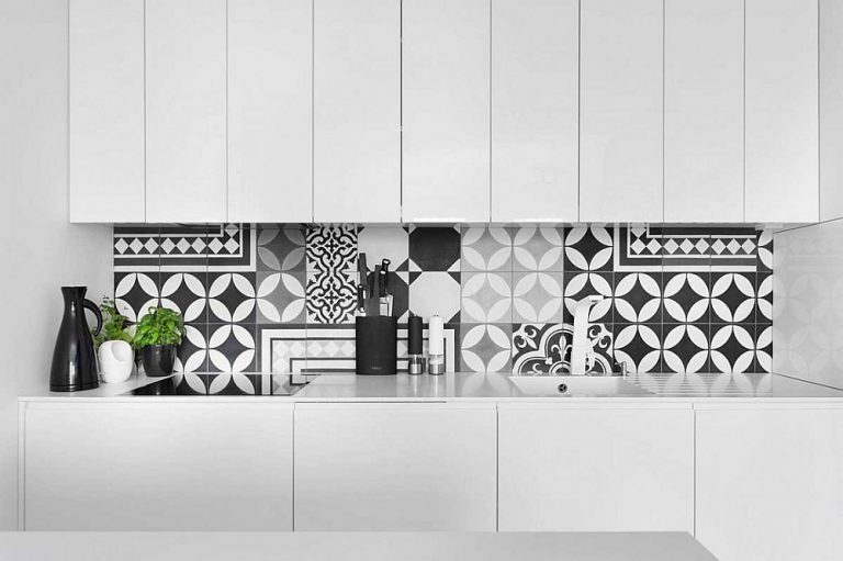 17 Excellent Kitchen Backsplash Designs With Geometric Pattern