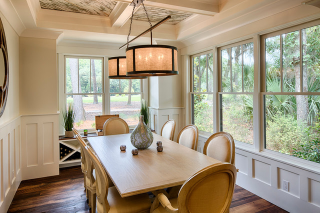 sunroom converted to dining room
