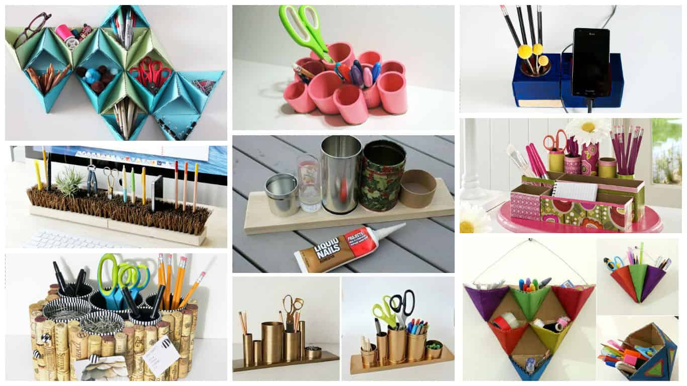 19 Super Cool Diy Desk Organizers For More Productive Work