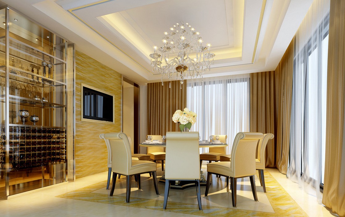 ceiling design of dining room