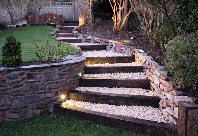 20 Really Interesting Ideas How To Design Stairs In The Garden